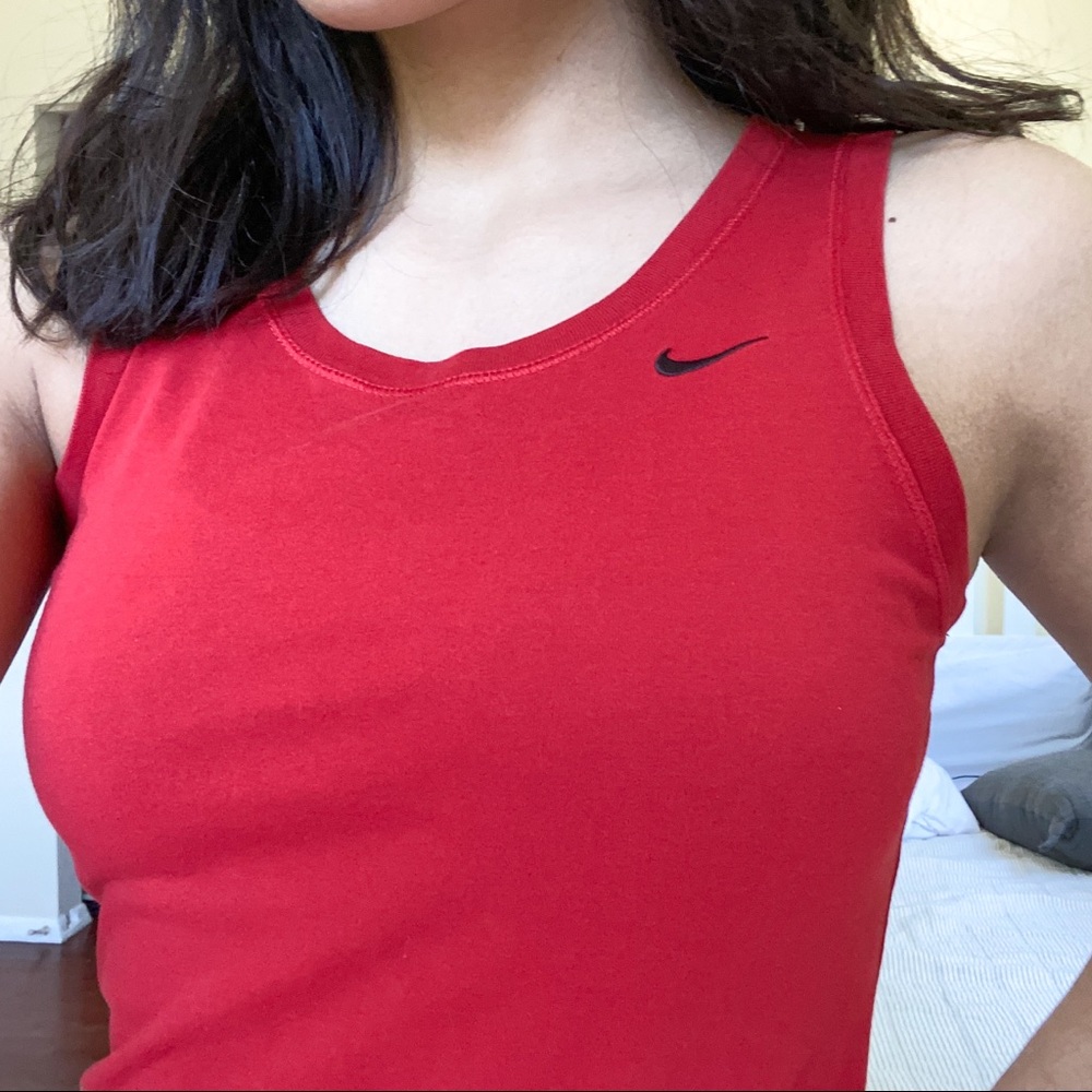 Red Nike Tank